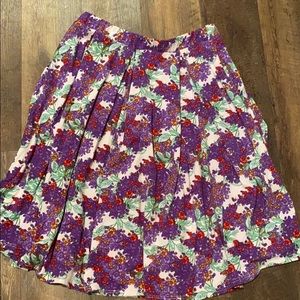 LuLaRoe Madison floral skirt